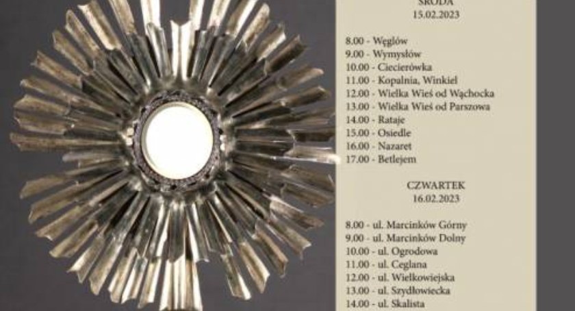 Nabożeństwo 40-godzinne w gm. Wąchock