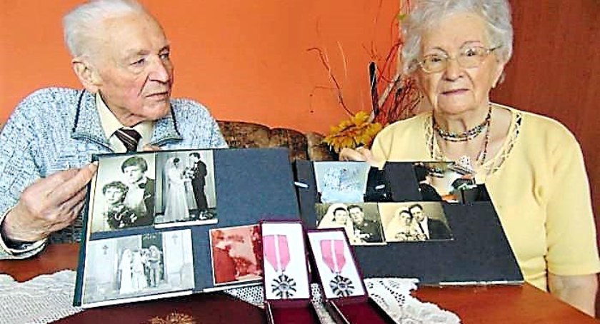  Pani Helena i Józef 69 lat po ślubie...