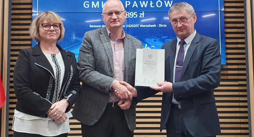 Jest wsparcie na drogę w gm. Pawłów
