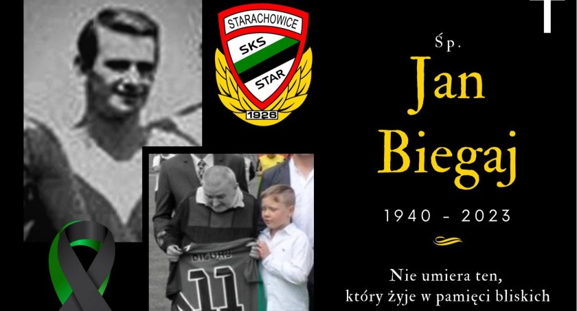 Starachowickie środowisko piłkarskie straciło ważną postać. Zmarł Jan Biegaj