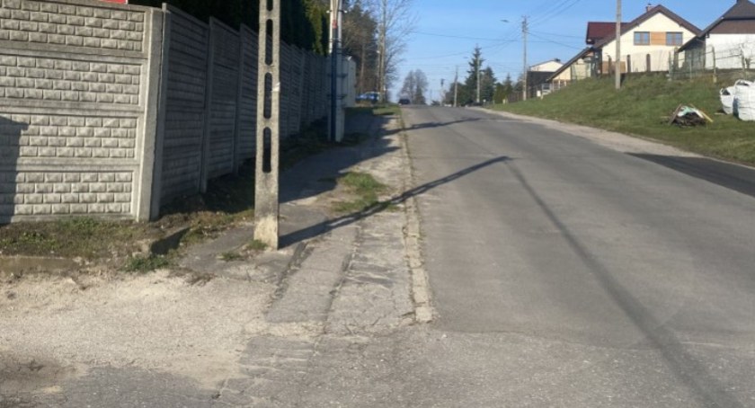 Ul. Myśliwska w Starachowicach w opłakanym stanie