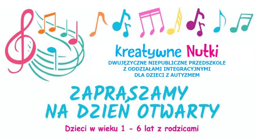 Dwujęzyczny Żłobek i Przedszkole Kreatywne Nutki zaprasza na dzień otwarty 