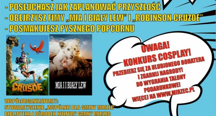 Maraton filmowy z konkursem w mirzeckim amfiteatrze