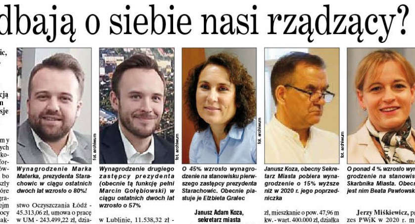 Jak dbają o siebie nasi rządzący?