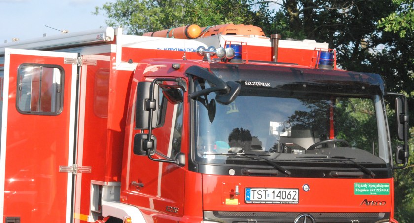 Pożar przy strażackiej remizie w Pawłowie. W jaki sposób do niego doszło?