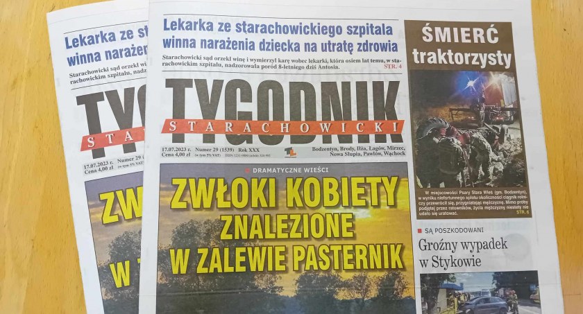 Tygodnik Starachowicki poleca się na nowy tydzień