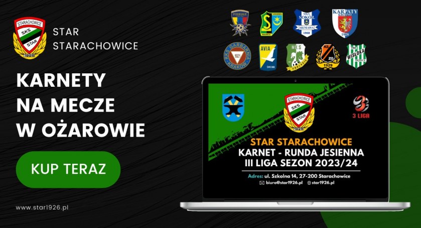 Karnet na mecze Staru Starachowice już dostępne