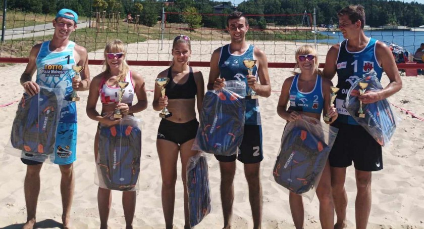 Oliwia Lewińska i Artur Dudek zwycięzcami turnieju siatkówki plażowej na Lubiance