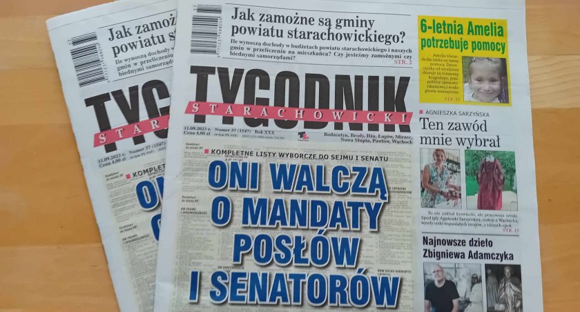 Chcesz dobrze zacząć tydzień? - zacznij go od lektury Tygodnika Starachowickiego!