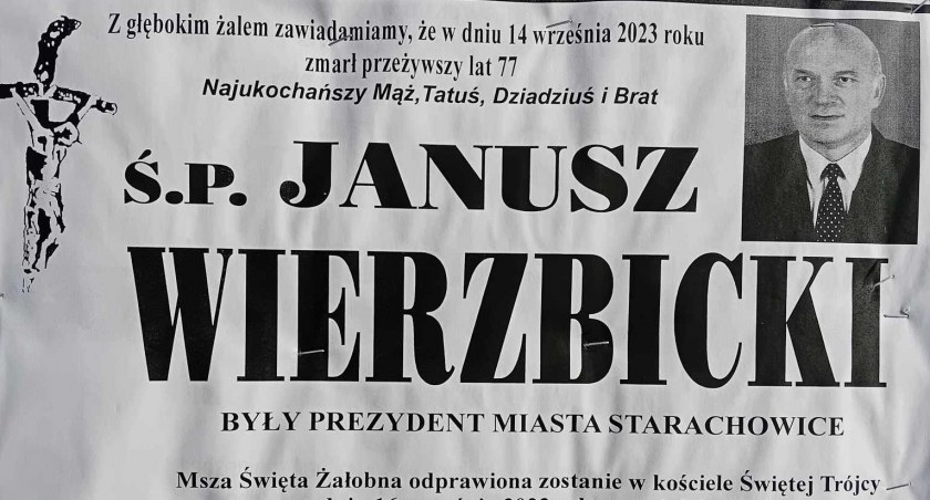 Zmarł były prezydent Starachowic
