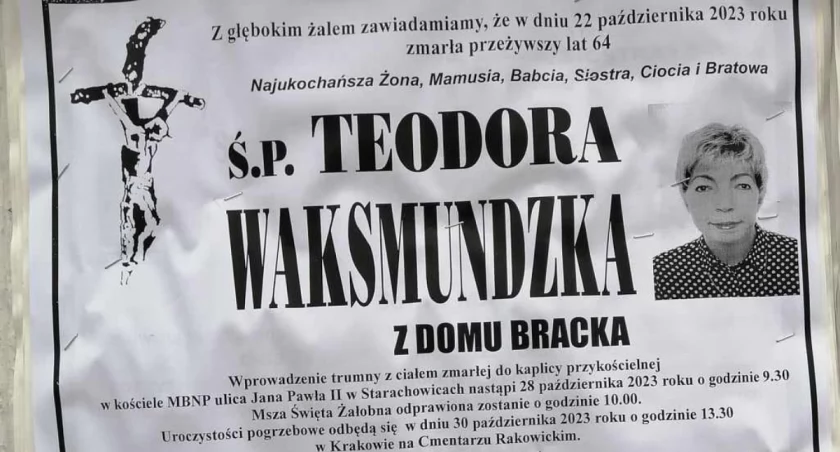 Zmarła Teodora Waksmundzka