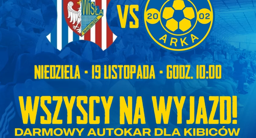 GKS Arka Pawłów zaprasza kibiców do mecz do Sandomierza. Będzie darmowy autokar