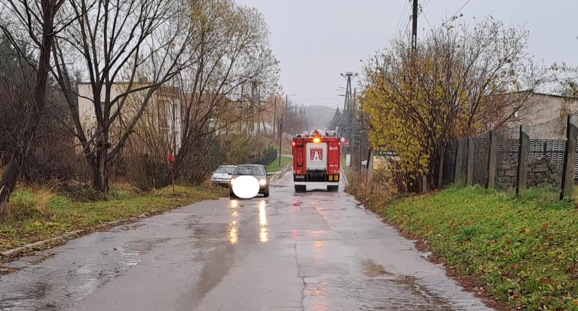 Pożar w Starachowicach. Silne zadymienie w mieszkaniu