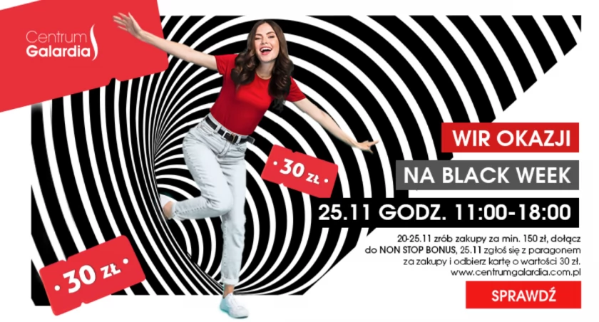 Galardia na Black Week rozdaje karty podarunkowe