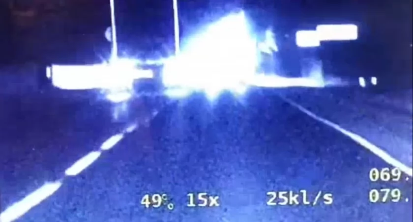 Niebezpieczne manewry na drodze krajowej w powiecie starachowickim. Zatrzymani z mandatami