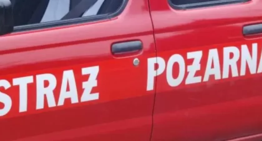 Strażacka akcja w Szerzawach. Dym w kotłowni