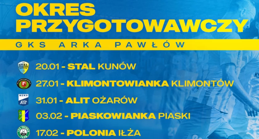 GKS Arka Pawłów i jej rywale. Z kim ekipa Mirosława Kalisty zmierzy się zimą?