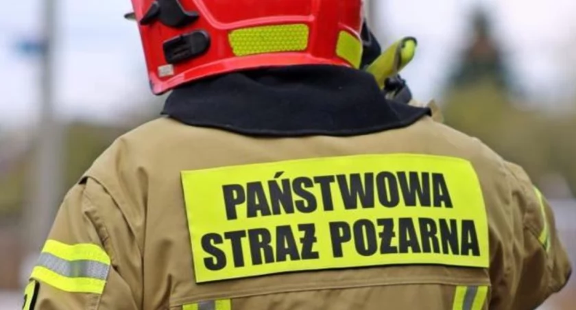 Stracił przytomność, na ratunek ruszył zastęp starachowickich strażaków. W nowy rok wieczorem 