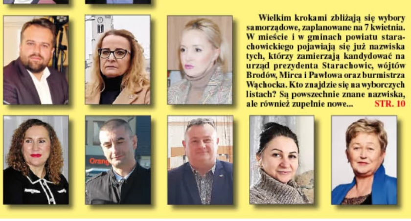 Kto wystartuje na prezydenta Starachowic, burmistrza Wąchocka i wójtów Brodów, Mirca i Pawłowa?