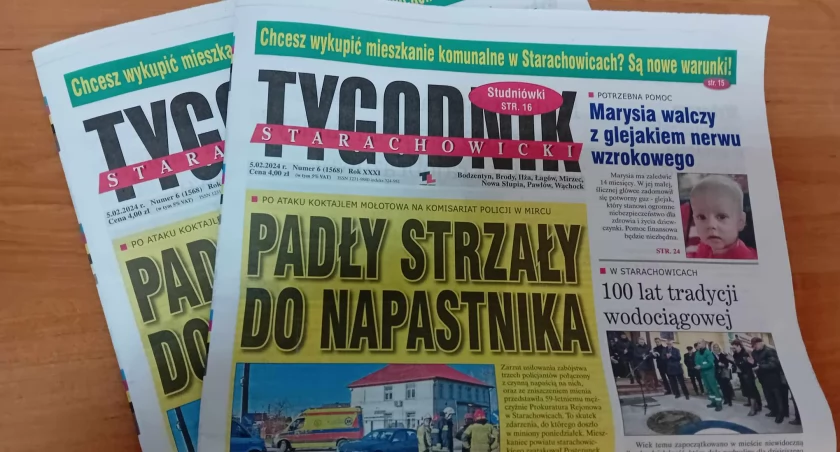 Tygodnik Starachowicki poleca się na dobry tydzień