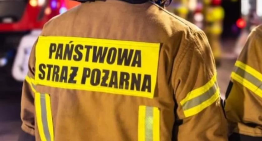 Pożar w Pawłowie. Ogień pod maską osobowego opla