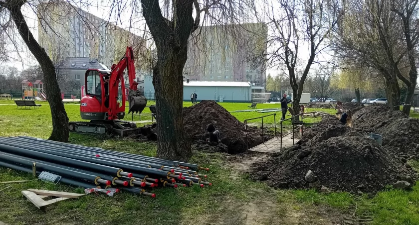  Przekop przy ul. 8 Maja. Co za prace na Os. Majówka?