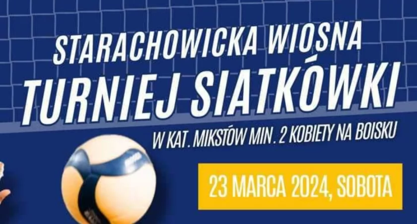 Turniej siatkówki Starachowicka Wiosna już dziś. Pomagamy Marysi Śpiewak i  Adasiowi Pomorskiemu
