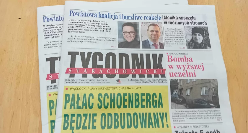 Tygodnik Starachowicki poleca się na nowy tydzień