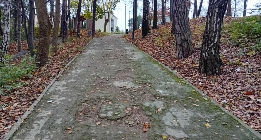 Parkowe alejki się sypią - do wymiany! - alarmuje Czytelnik