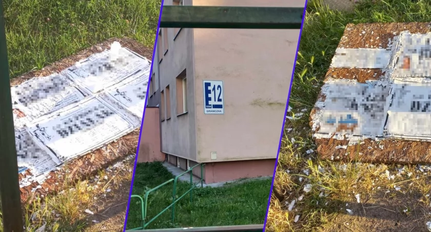 Masakra tablicy nekrologowej przy ul. Granicznej w Starachowicach!