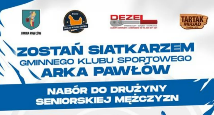 Arka Pawłów z sekcją siatkówki. Szykują się derby gminy w nowym sezonie