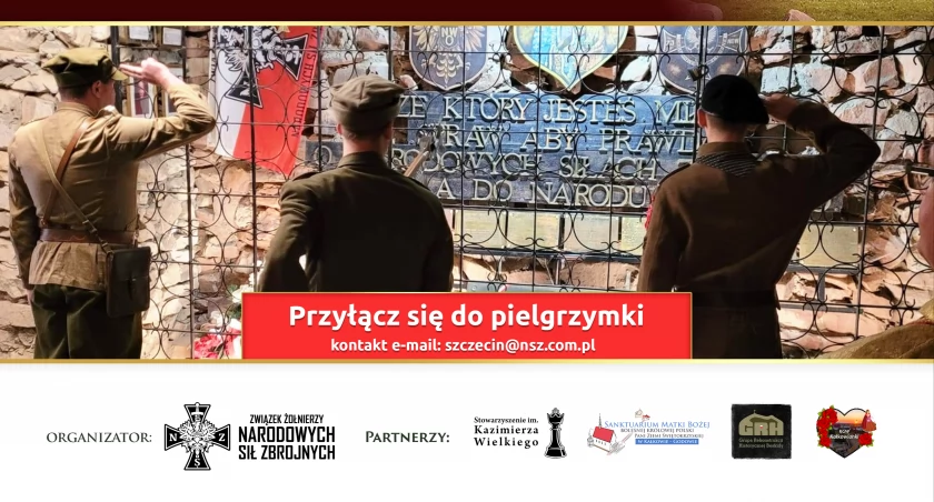 Jubileuszowa pielgrzymka Narodowych Sił Zbrojnych w Kałkowie-Godowie