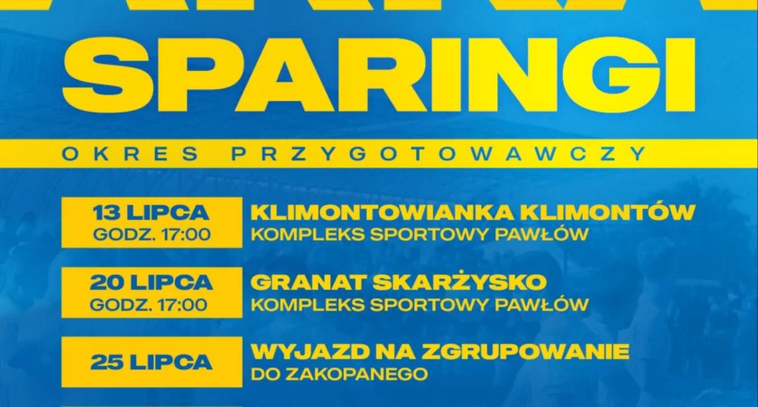 Arka Pawłów rozpoczyna przygotowania do nowego sezonu. Wiemy z kim zagrają w okresie przygotowawczym