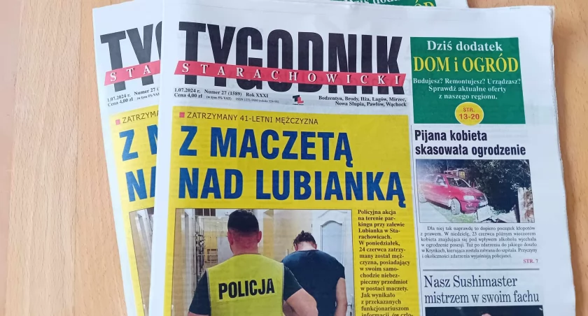 Tygodnik Starachowicki poleca się na nowy tydzień