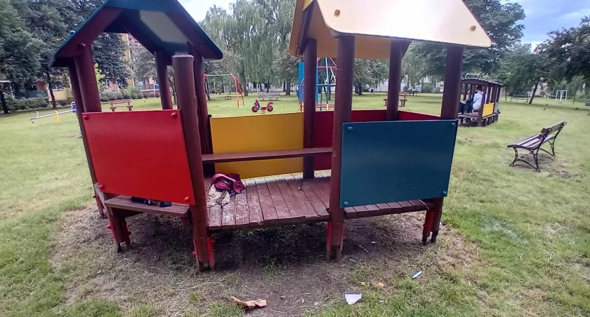 Ćpają i piją na placu zabaw na os. Majówka