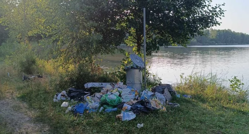 Prywatny teren przy Piachach a porządek i bezpieczeństwo