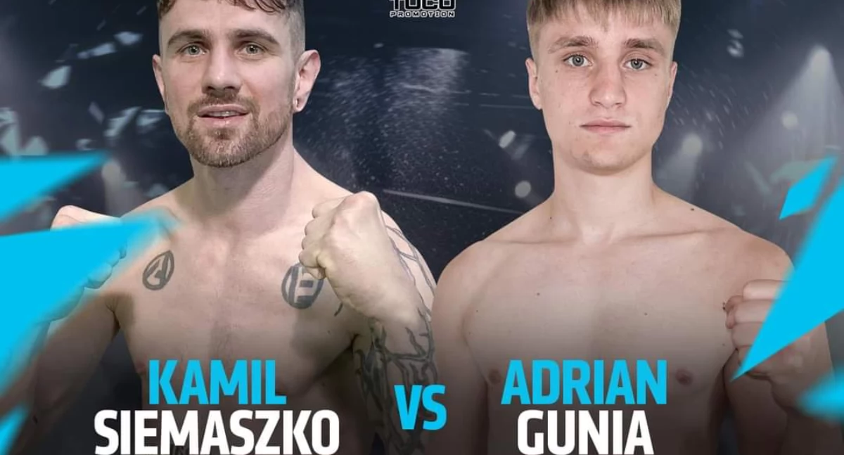 Adrian Gunia ze Starachowic dziś walczy w MMA5