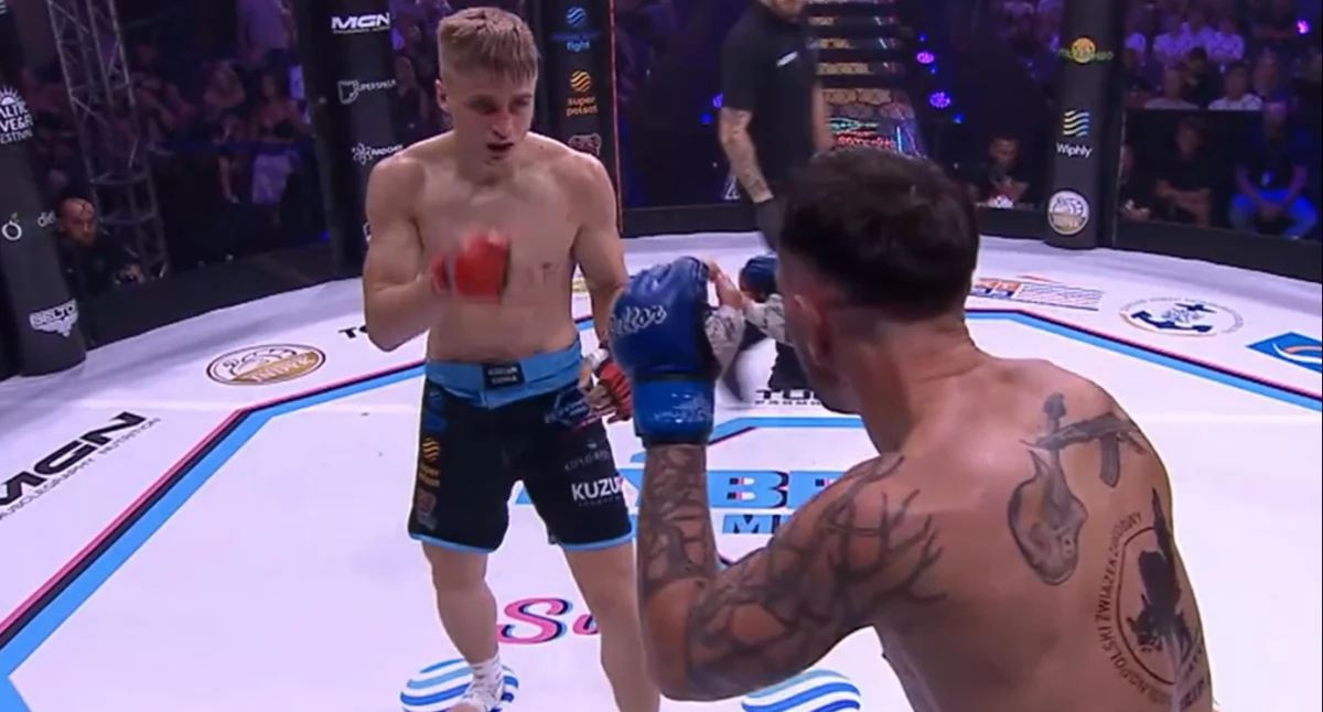 Adrian Gunia pokonał Kamila Siemaszkę podczas gali Hybrid MMA 5: Summer Edition. W Kołobrzegu wspierali go najbliżsi