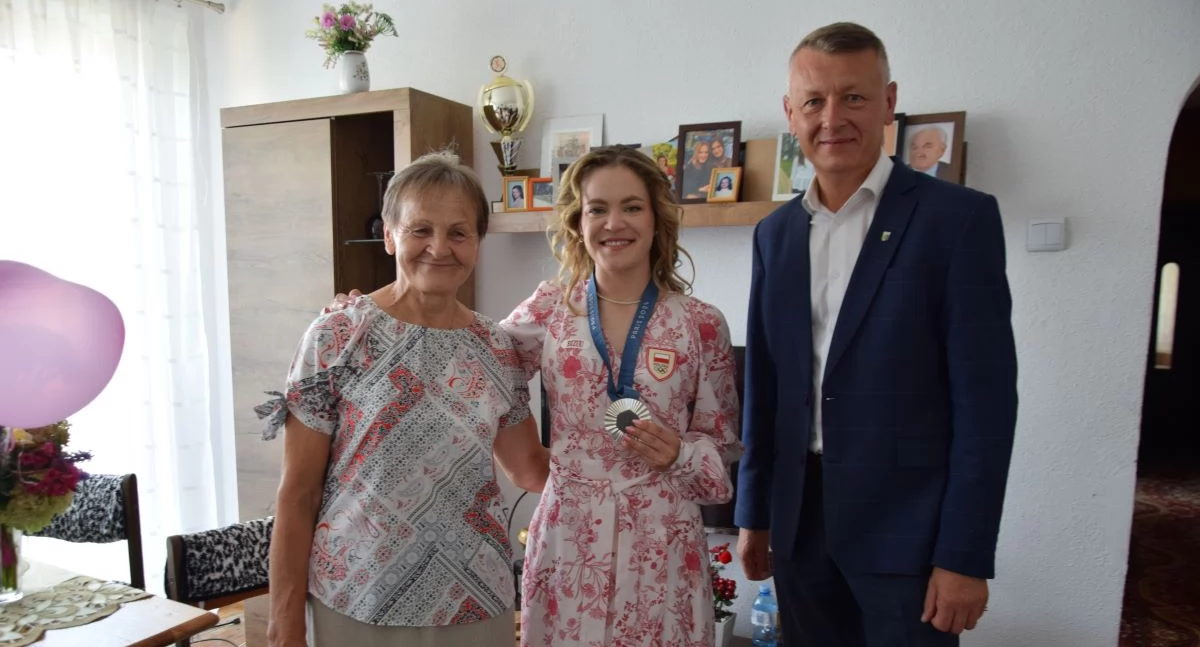 Wicemistrzyni olimpijska w rodzinnych stronach w gm. Mirzec
