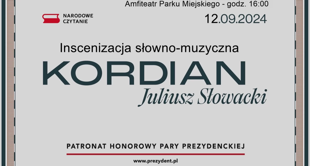 Narodowe Czytanie Kordiana w Starachowicach 
