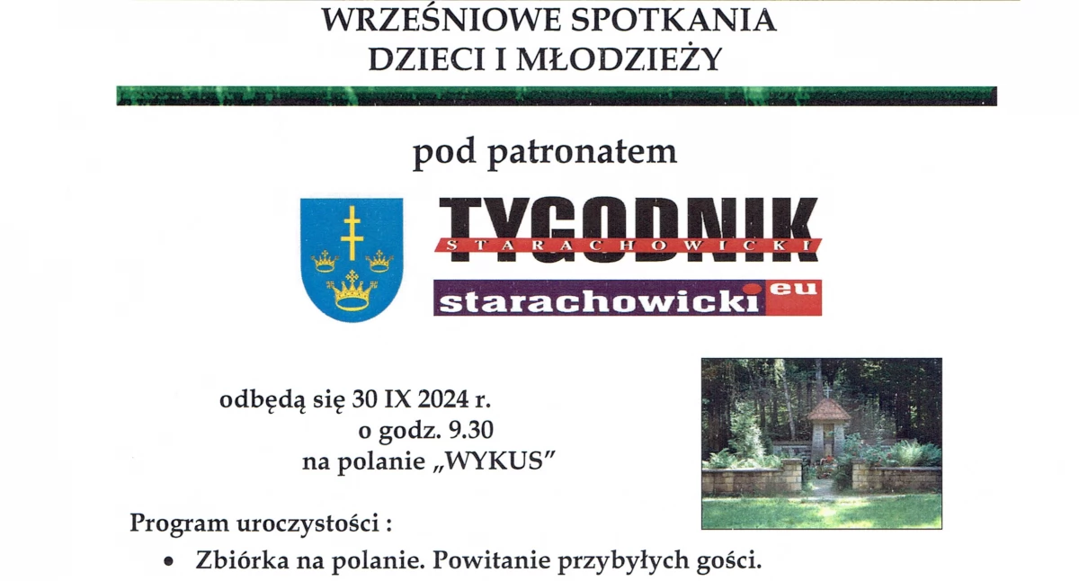 Wrześniowe spotkania dzieci i młodzieży na Wykusie
