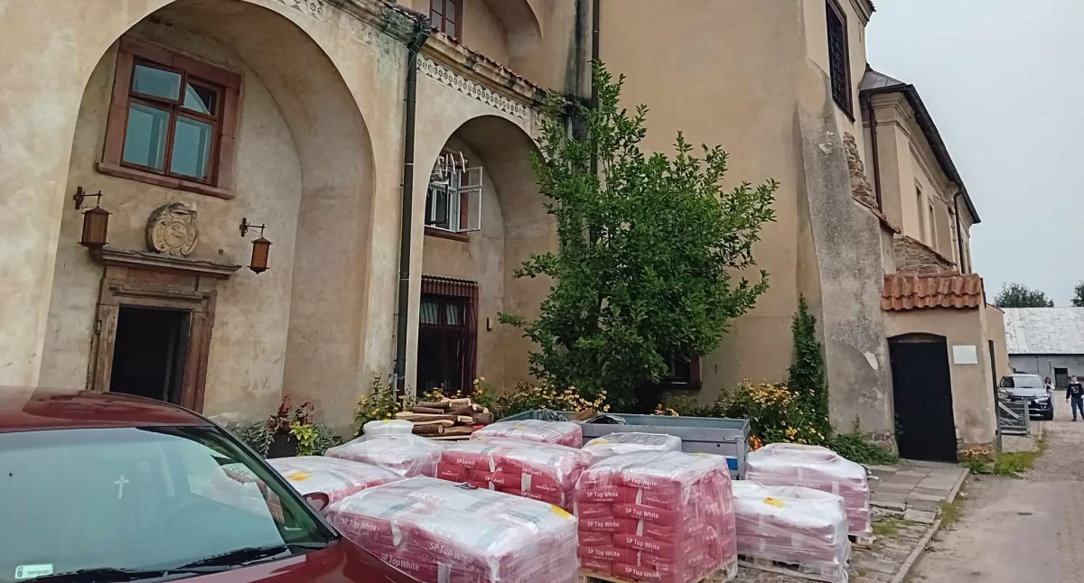 Remont w Opactwie Cystersów w Wąchocku
