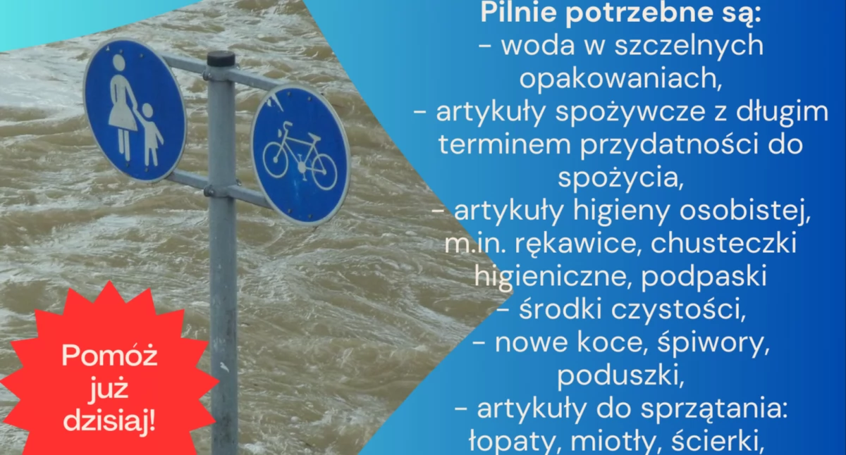 Do zbiórki dla powodzian włącza się gm. Mirzec