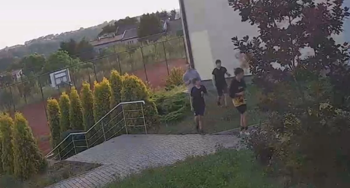 Zniszczyli elewację budynku szkoły w Starachowicach. Szukają ich policjanci
