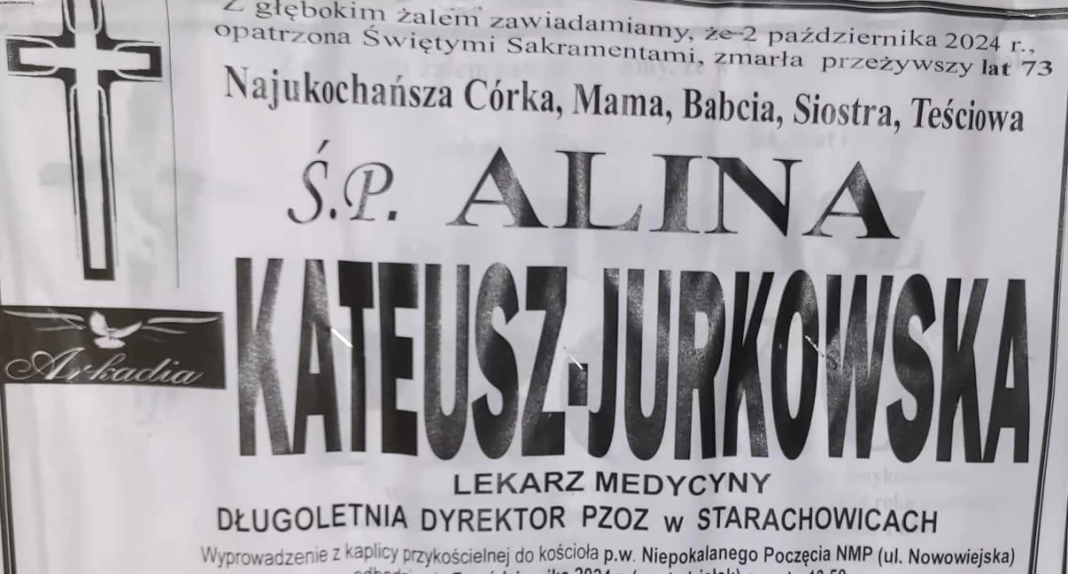 Już jutro ostatnie pożegnanie lekarki ze Starachowic