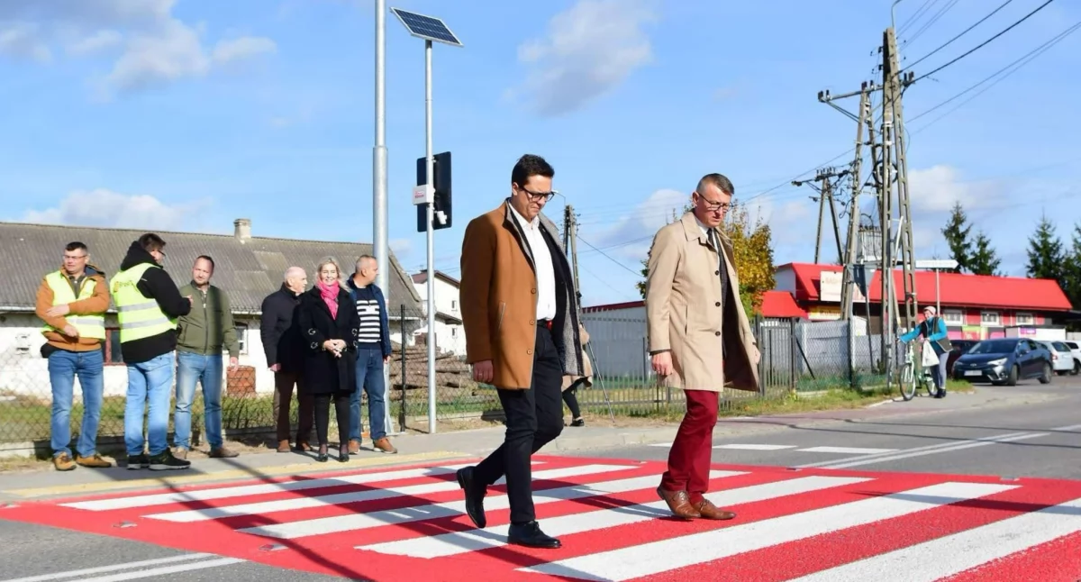 Ostrożanka z nowym, bezpiecznym przejściem dla pieszych