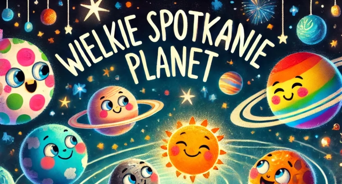 Wielkie spotkanie planet - terapeutyczna bajka ucząca akceptacji, współpracy, która pokazuje, że różnice mogą być skarbem.