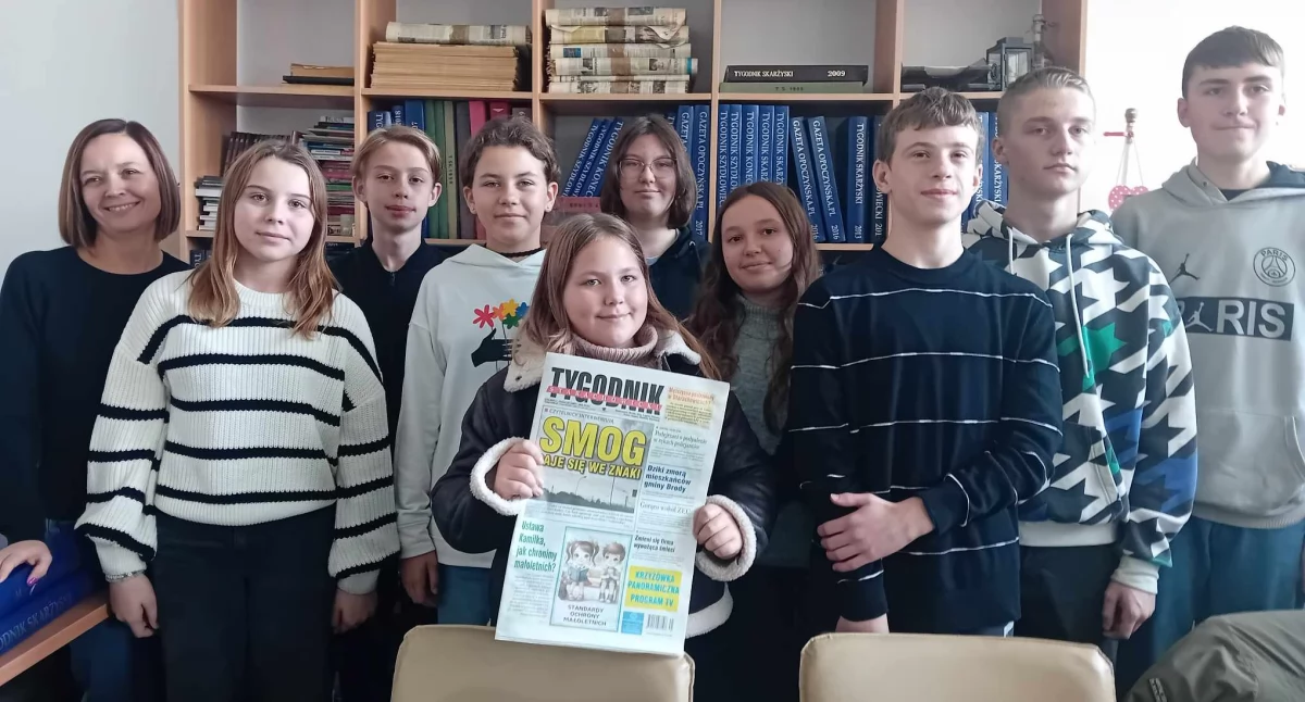 Miłe odwiedziny uczniów z SP nr 10 w redakcji Tygodnika