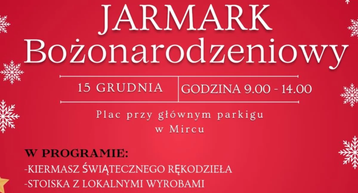 Drugi Jarmark Bożonarodzeniowy w Mircu! 