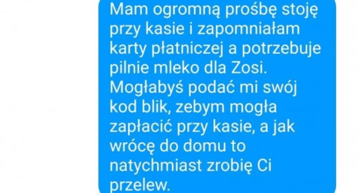 Wyłudzanie pieniędzy metodą na BLIK w Starachowicach. Policja apeluje o ostrożność
